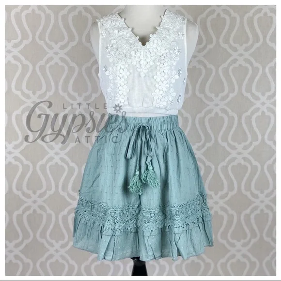 Little Gypsie's It's Spring Somewhere Ultra Mini Skirt - Picture 5 of 13